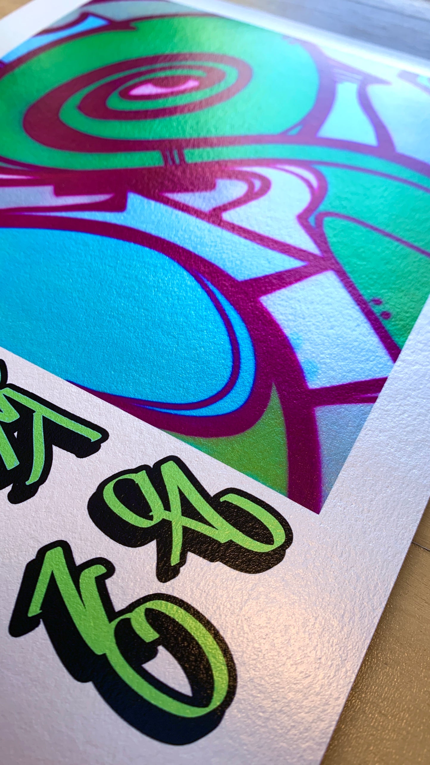 The Art of Saying No 8x10 - "S".