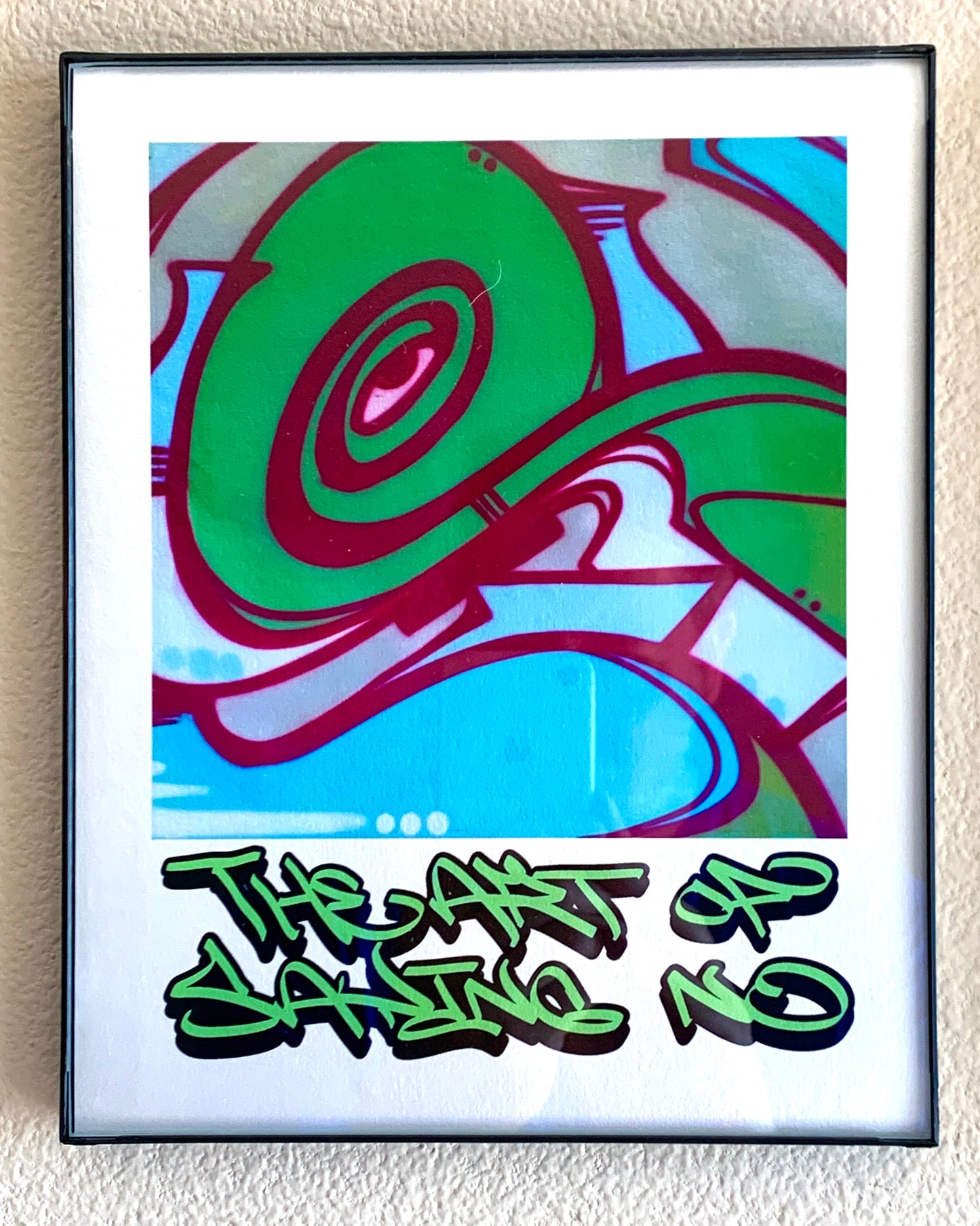 The Art of Saying No 8x10 - "S".