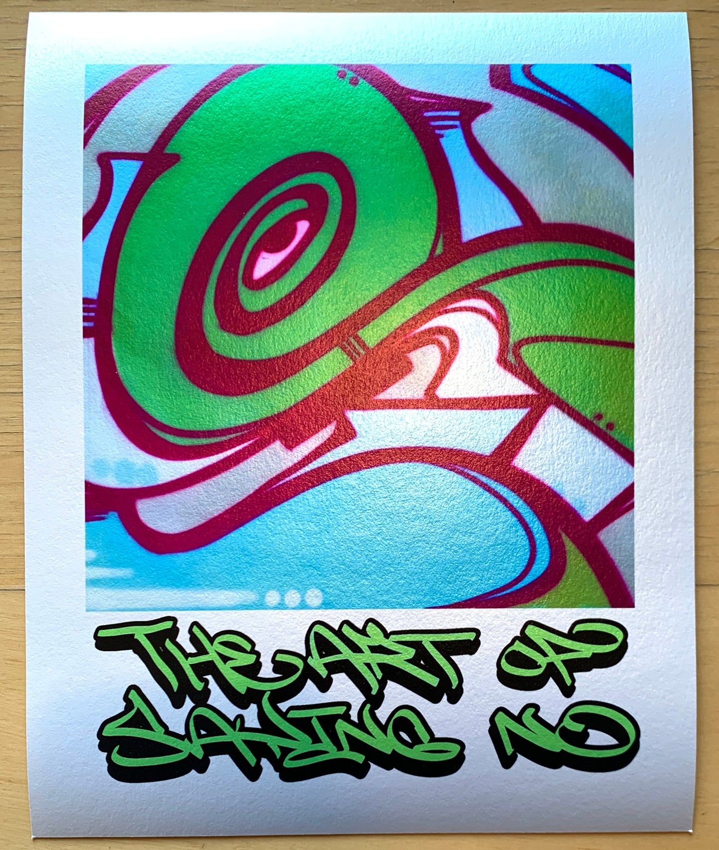 The Art of Saying No 8x10 - "S".